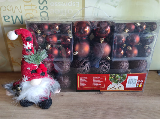 Christmas Gifts Weihnachtskugeln 100er Set Brown