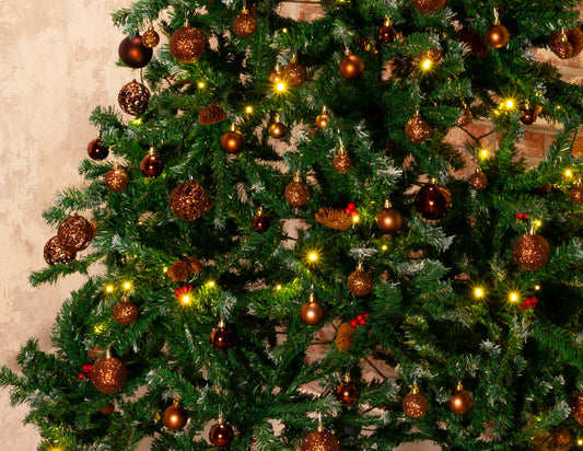 Christmas Gifts Weihnachtskugeln 100er Set Brown