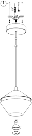 Eglo LED Hängeleuchte PERPIGO 1xGU10/5W/230V