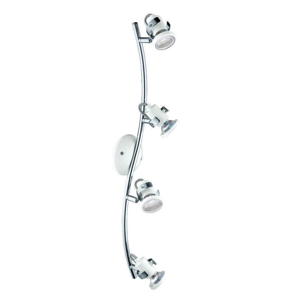 EGLO WELLE /4 WEISS/CHROM !! Sonderangebot !!