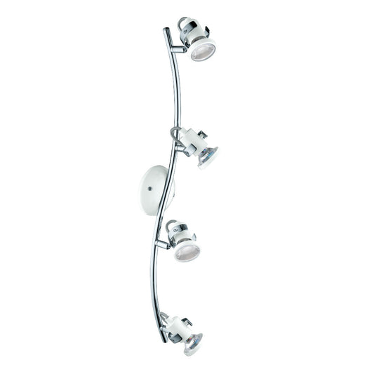 EGLO WELLE /4 WEISS/CHROM !! Sonderangebot !!
